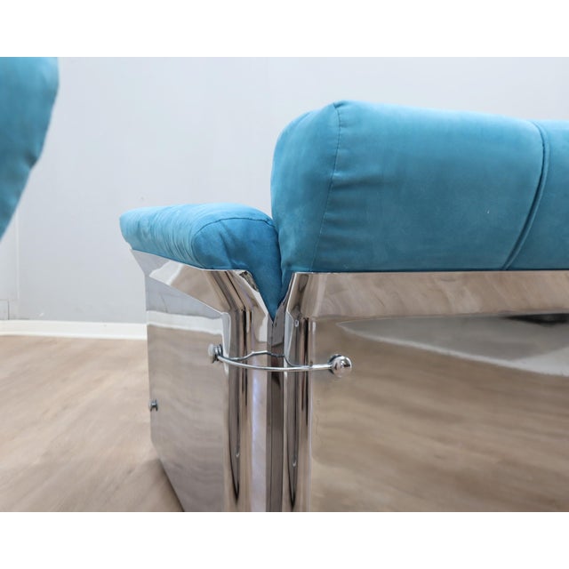 Vintage Larissa Armchairs by Vittorio Introini from Saporiti Italia, 1970s, Set of 2 For Sale - Image 12 of 18