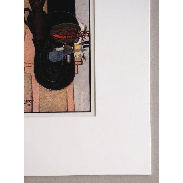 Paper Georges Braqu, La Table de Cuisine, 1946, Heliogravure, Framed For Sale - Image 7 of 13