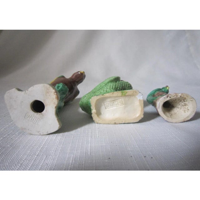 Vintage Miniature Chinese Figures Birds - Set of 3 For Sale - Image 6 of 7