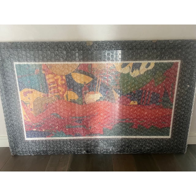 Late 20th Century Late 20th Century Manel Anoro Spanish Artist, Print of Red Lady For Sale - Image 5 of 12