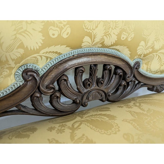 Napoleon III Walnut Living Room Set, Set of 5 For Sale - Image 10 of 11
