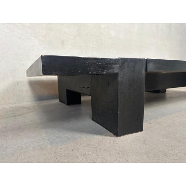 1980s Vintage Japandi Coffee Table in Oak, 1980s For Sale - Image 5 of 15
