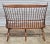 Late 20th Century Late 20th Century Windsor Arm Fan Back Bench Bench Made by Fredrick Duckloe in Pennsylvania For Sale - Image 5 of 8