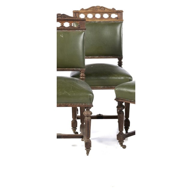 Wood Romantic Chairs, 19th Century, Set of 4 For Sale - Image 7 of 8