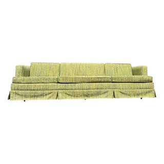 Mid Century Striped Sofa For Sale