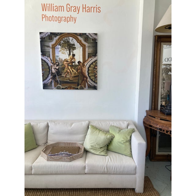 Gold William Gray Harris Photograph on Canvas “ Hercules and Antaeus" For Sale - Image 8 of 11