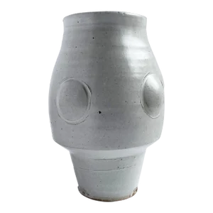 2005 Warren MacKenzie Large Stoneware Shino Glazed Vase -