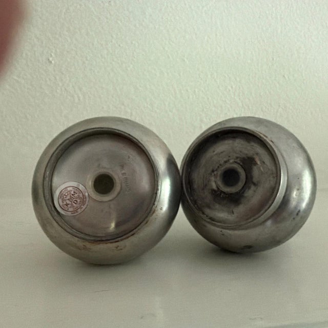 1950s Dutch Royal Holland 5 Piece Tea & Coffee Set with Salt & Pepper Shakers For Sale - Image 9 of 9