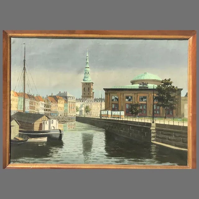 Early 20th Century Swedish Signed Oil Painting For Sale - Image 9 of 9