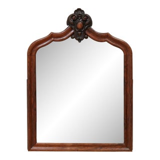 Early 20th Century Victorian Solid Oak Mirror For Sale