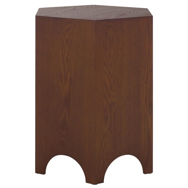 Barahan End Table in Walnut For Sale In Philadelphia - Image 6 of 7