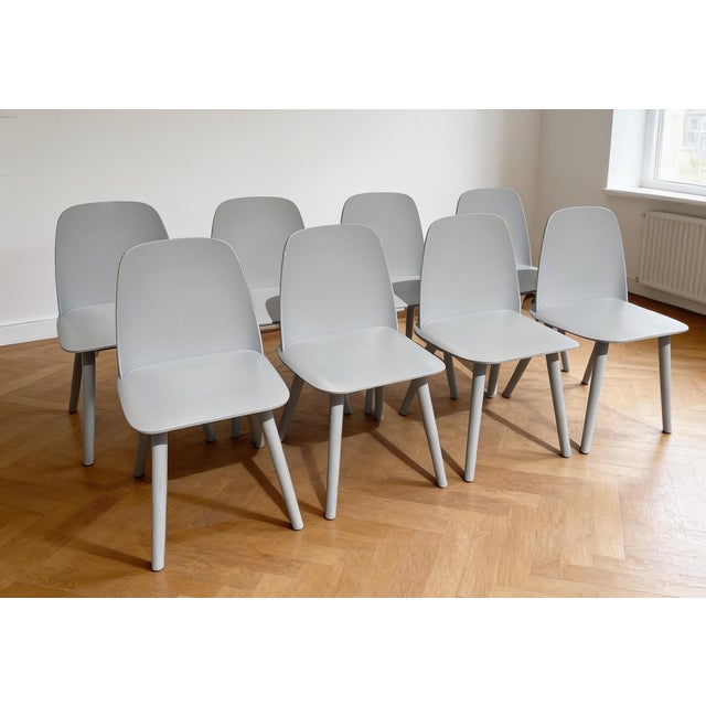Nerd Chairs by Muuto, Set of 8 For Sale - Image 4 of 4