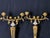 Metal 19th C French Louis XVI Bronze Crystal Clock Set 3Pc For Sale - Image 7 of 17