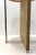 Organic Modern Natural Finish Wood and Nickel End Table For Sale - Image 4 of 6