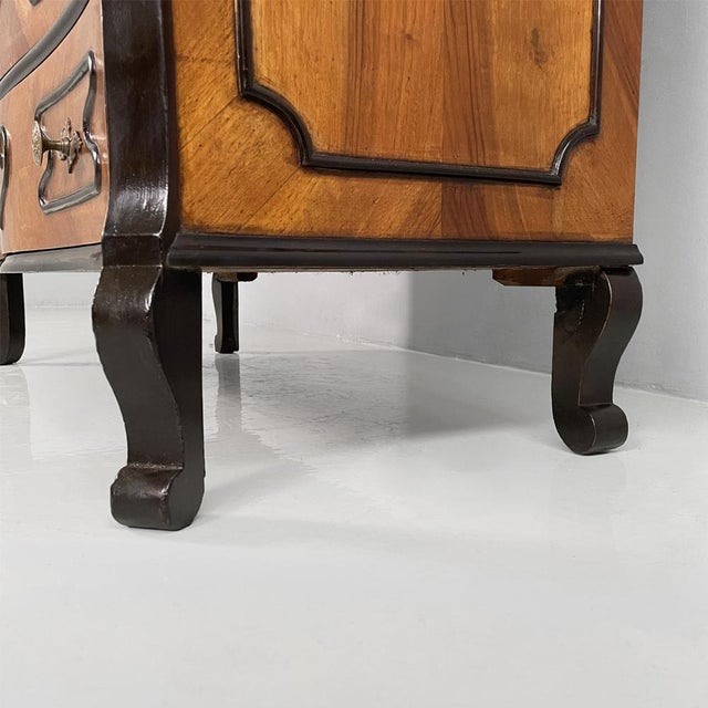 Louis XVI Italian Wooden Chest of Drawers with Decorations, 1950s For Sale - Image 15 of 16