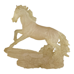 Vintage 15" Italian Equestrian Horse Resin Sculpture
