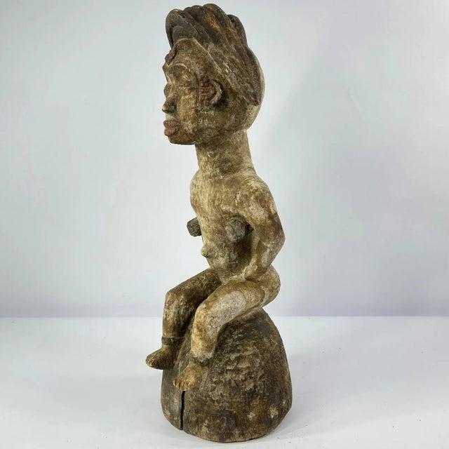 African Early 20th Century Punu Headcrest Gabon For Sale - Image 3 of 9