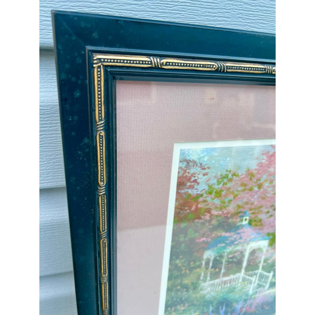 1990s Framed Landscape “Morning Dogwood” Framed Limited Edition Signed For Sale - Image 5 of 8