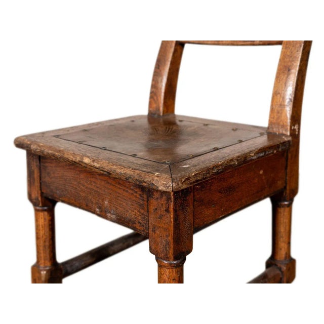 Antique Tall Wooden Chair Chairish