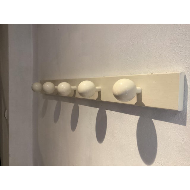 Vintage Coat Rack in Wood, 1960 For Sale - Image 4 of 6