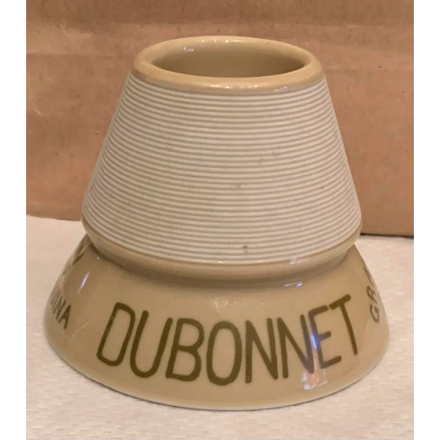 Beige Vintage French Porcelain Match Striker For Sale - Image 8 of 10