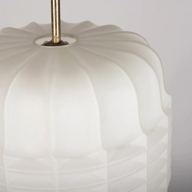 1970s Vintage Lantern Glass Pendant, 1970s For Sale - Image 5 of 6