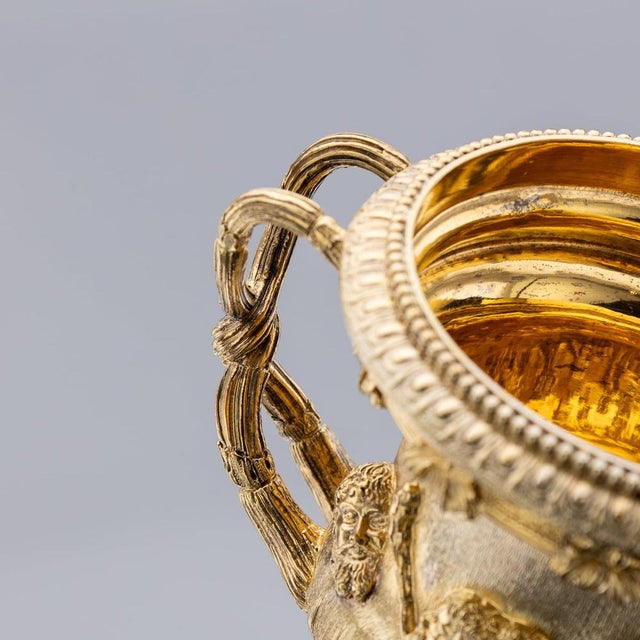 20th Century British Silver-Gilt Warwick Vases from Asprey, 1914, Set of 2 For Sale - Image 13 of 18