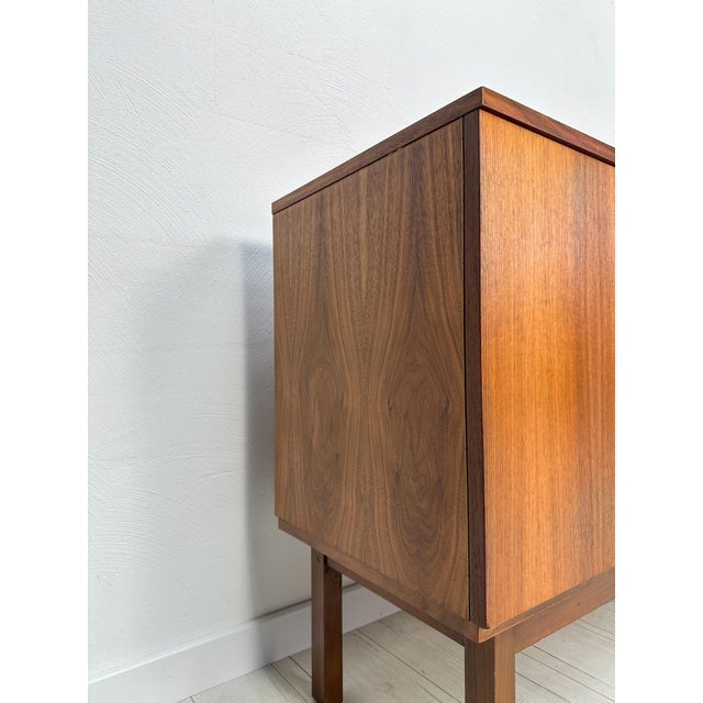 Mid-Century Modern Large Vintage Minimalistic Walnut Sideboard, 1960s For Sale - Image 3 of 15