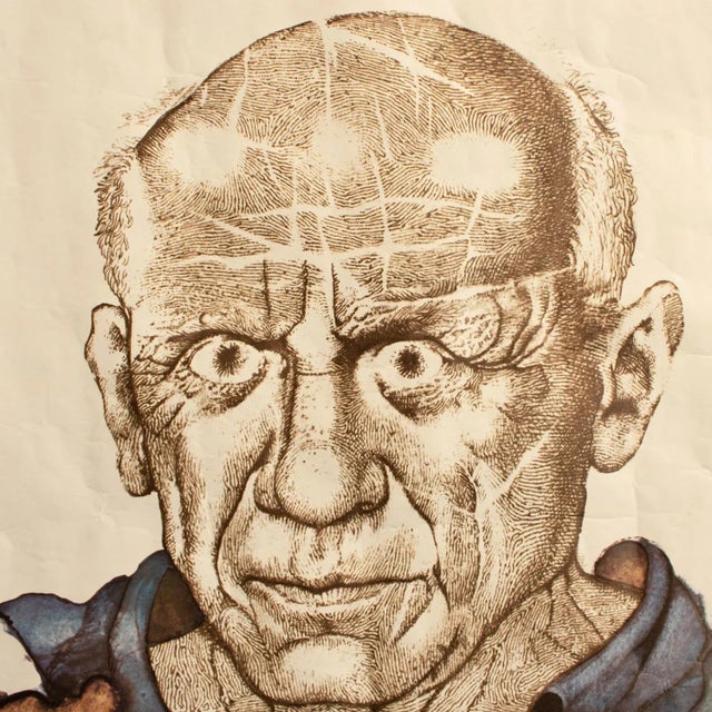 1968 "Cranach & Picasso" by Michael Mathias Prechtl, Original Poster For Sale - Image 10 of 12