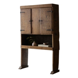 Spanish Oak Cabinet, 1600 For Sale