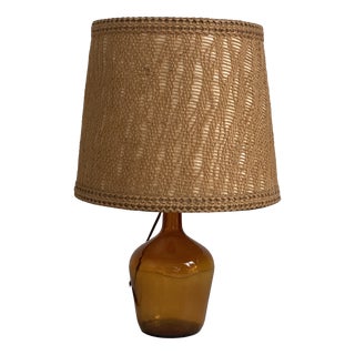 Vintage Dame Jeanne Table Lamp, 1970s For Sale