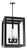 Coastal Living Montecito Iron Outdoor Lantern, Black, Large For Sale