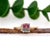 Contemporary 1ct Bi-Color Tourmaline and Earth Mined Accented Diamonds Ring in 14k Solid Gold For Sale - Image 3 of 7