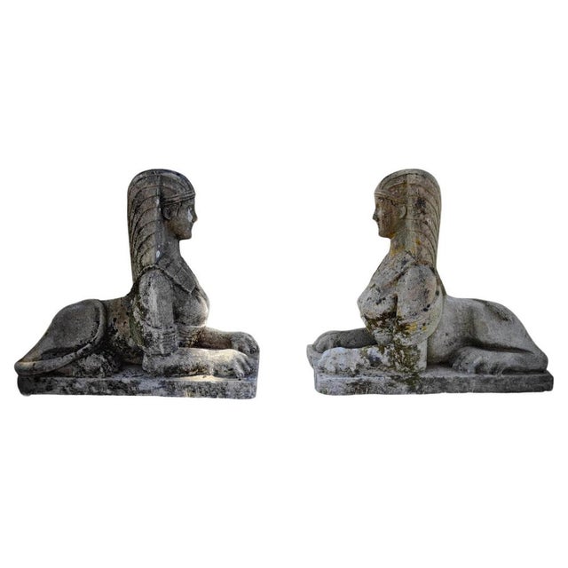 Art Deco Italian Sphinxes, 1920, Set of 2 For Sale - Image 14 of 14