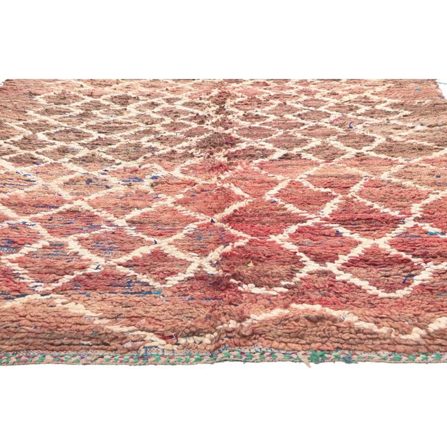 Berber Tribes of Morocco Vintage Boucherouite Moroccan Rag Rug - 05'05 X 10'11 For Sale - Image 4 of 9