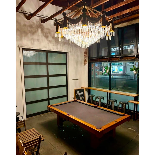1960s Crystal Historical Chandelier For Sale - Image 4 of 11
