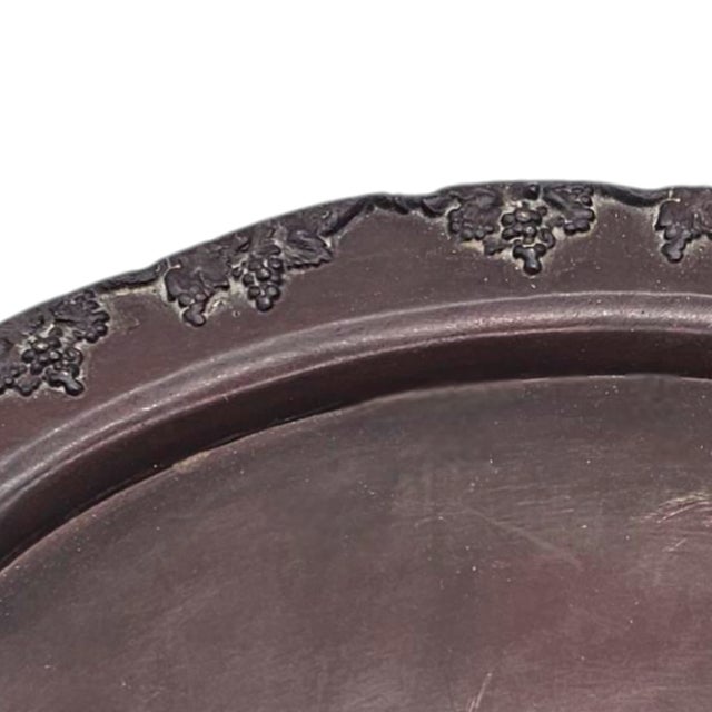 Bronze Maitland-Smith Bronze Faux Bamboo Tray Table Hollywood Regency For Sale - Image 8 of 12
