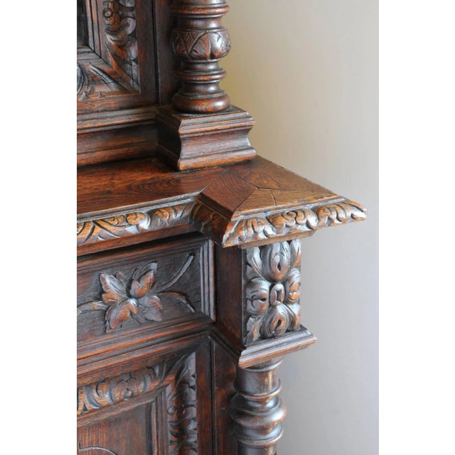 Black Forest Carved Bookcase For Sale - Image 4 of 18