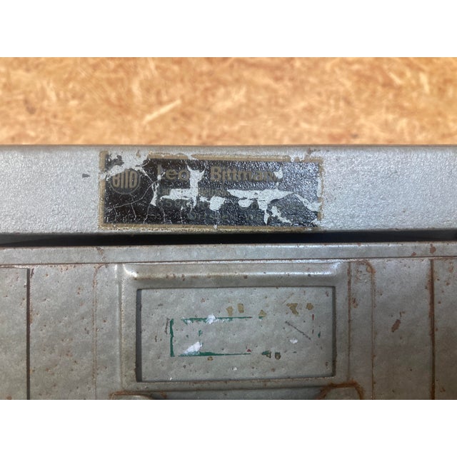 Blue Industrial Metal Workshop Drawer Cabinet by Bito, 1960s For Sale - Image 8 of 18
