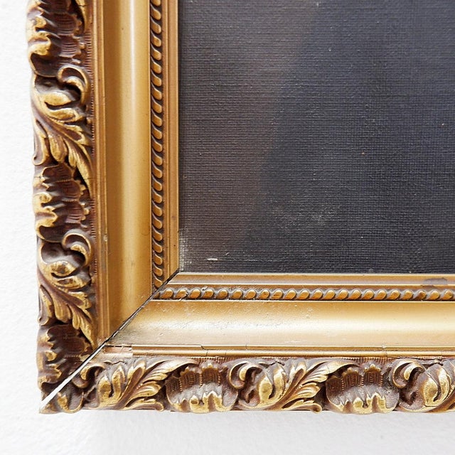 Max Moreau, Portrait of an Ancestor, 1924, Oil on Canvas For Sale - Image 3 of 14