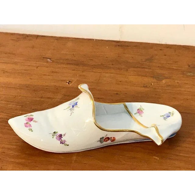 White 19th Century Meissen Model of a Slipper For Sale - Image 8 of 12