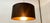 Lackfolie with Gold Interior Silk Cord Suspension Light For Sale - Image 5 of 14