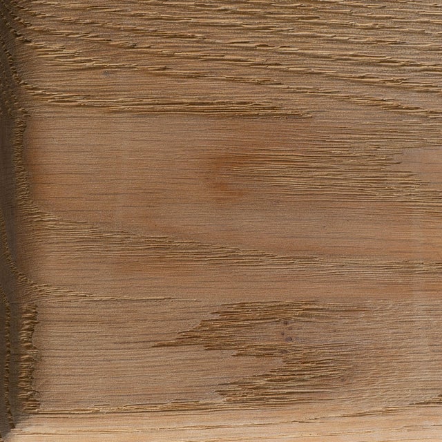 1970s French Brutalist Oak Coffee Table For Sale - Image 10 of 18