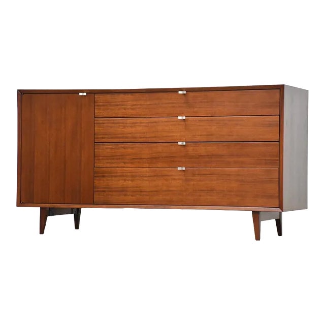 Refinished George Nelson for Herman Miller Walnut Credenza For Sale