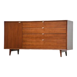 Refinished George Nelson for Herman Miller Walnut Credenza