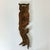 Mid-Century Boho Chic Arts & Crafts Folk Art Hand Carved Wood Owl on Branch Sculptural Wall Object For Sale - Image 11 of 18