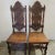 English 19th C English Jacobean English Carved Oak Hall Chairs - a Pair For Sale - Image 3 of 11