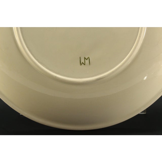 Moorcroft Flambe Pottery Plate With Magnolia Blooms, England 10.5" For Sale - Image 14 of 14