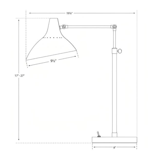 Visual Comfort AERIN for Visual Comfort Signature Charlton Table Lamp in Black & Hand-Rubbed Antique Brass For Sale - Image 4 of 4