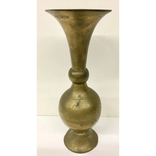 Antique Brass Dual Use Candleholder For Sale - Image 11 of 11